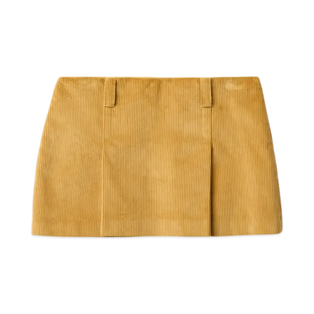 MIU MIU Corduroy Mini Skirt "Honey"