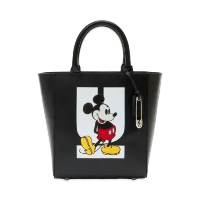 UNDERCOVER x Disney Cowhide Leather Tote Bag Mickey Mouse "Black"