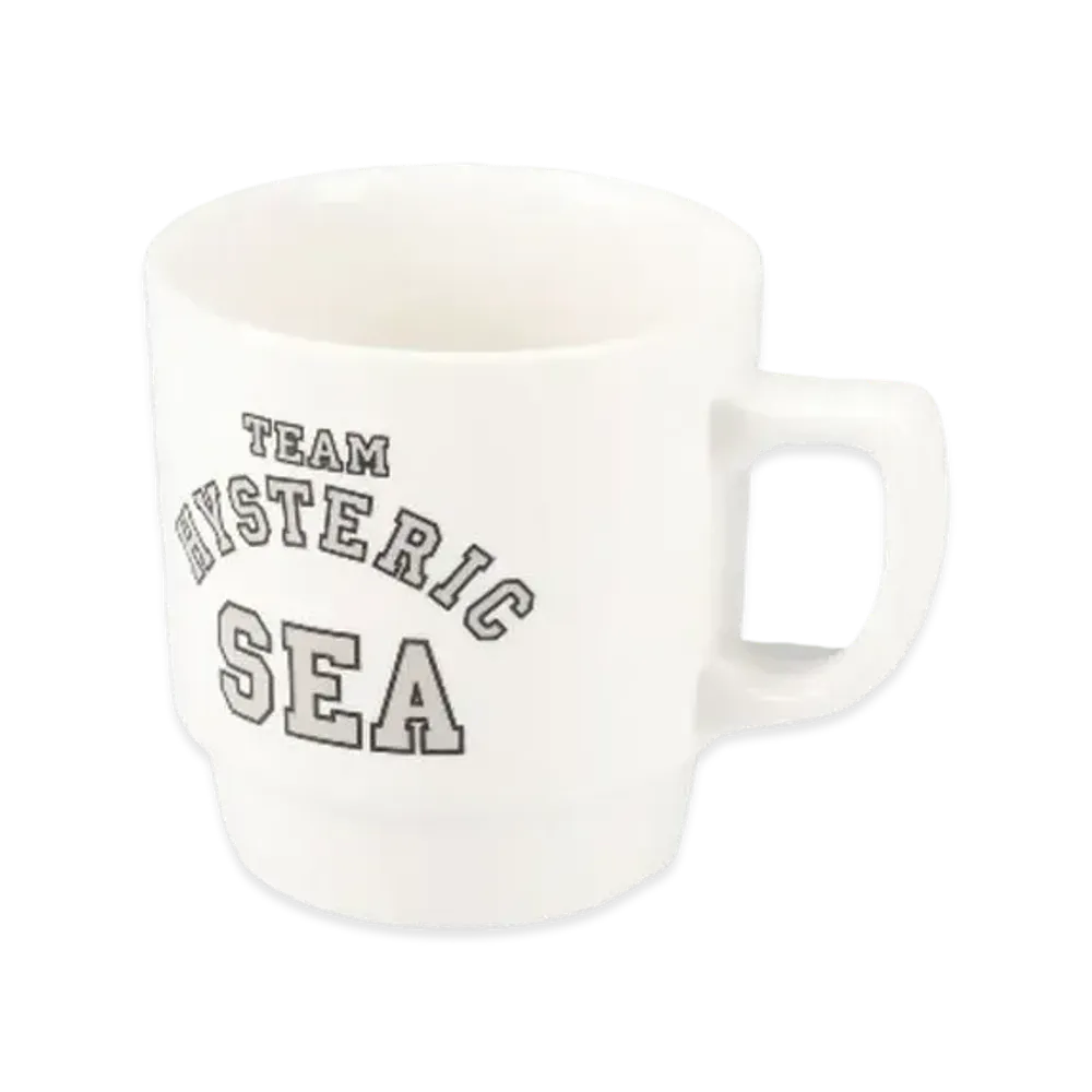 WIND AND SEA x HYSTERIC GLAMOUR Mug Cup "HYSTERICSEA"