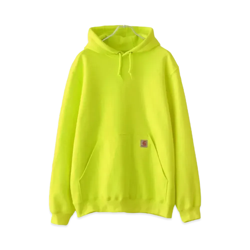 Carhartt Hooded Sweatshirt Oversized Pullover Hoodie "Lime"