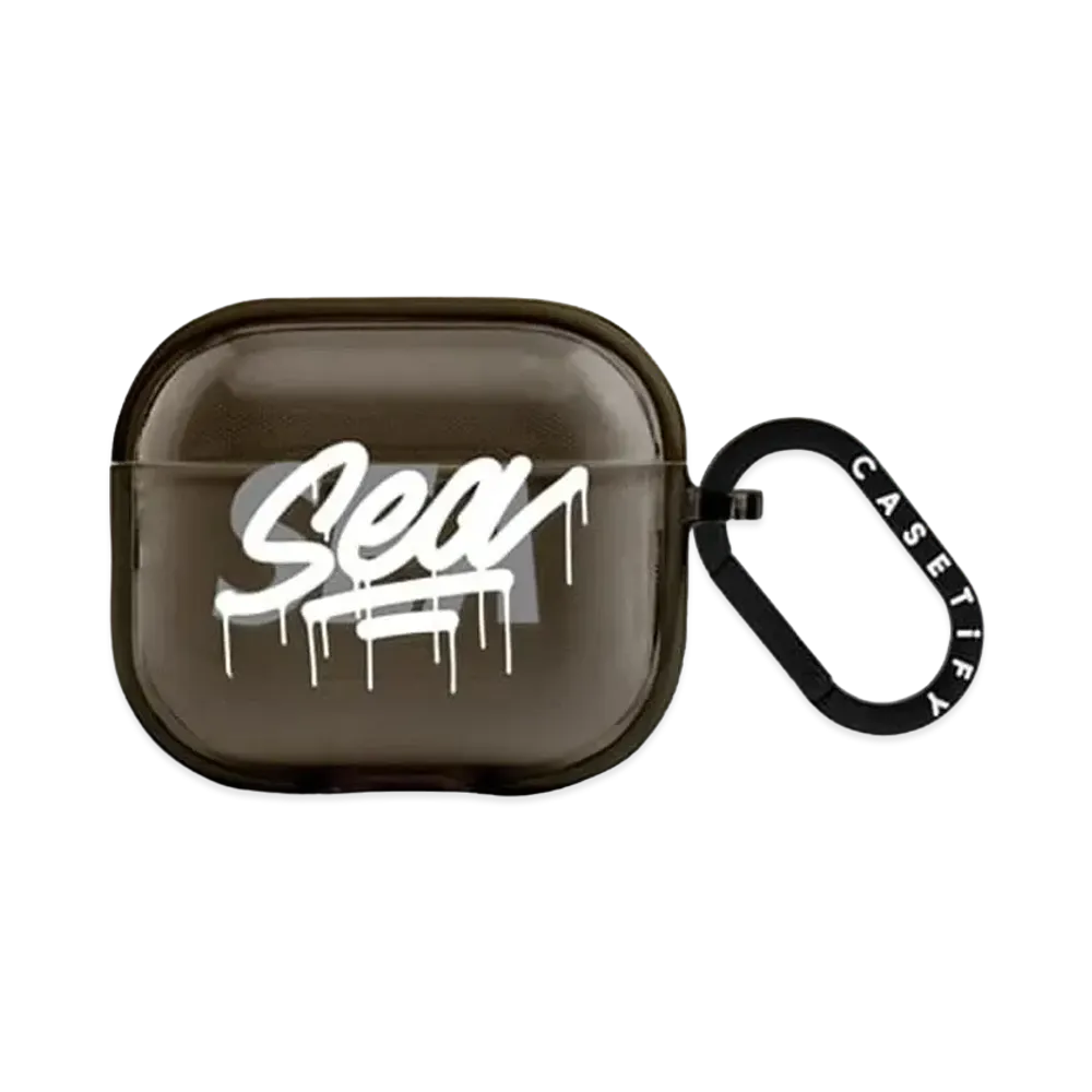 WIND AND SEA x CASETIFY x it's a living IMPACT LOGO Air Pods (3rd generation) Case "Black"