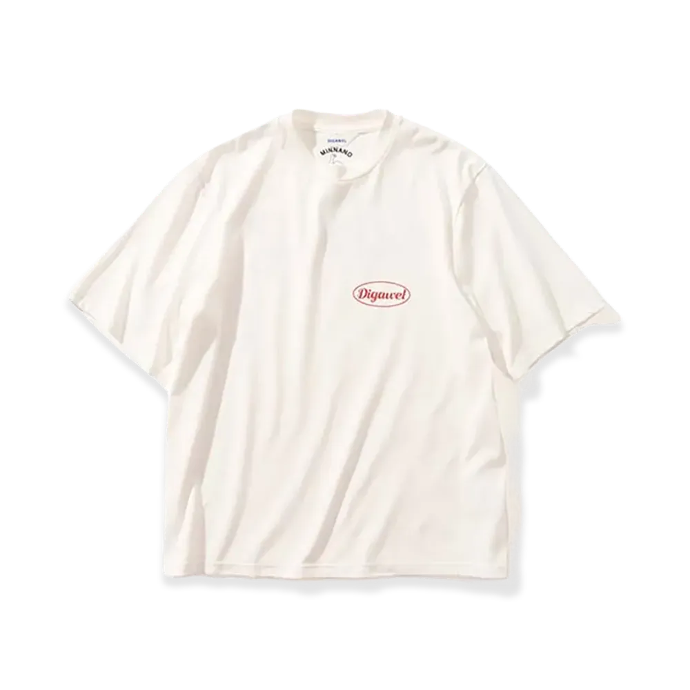 MIN-NANO x DIGAWEL T-shirt1 Jack Tee "White"
