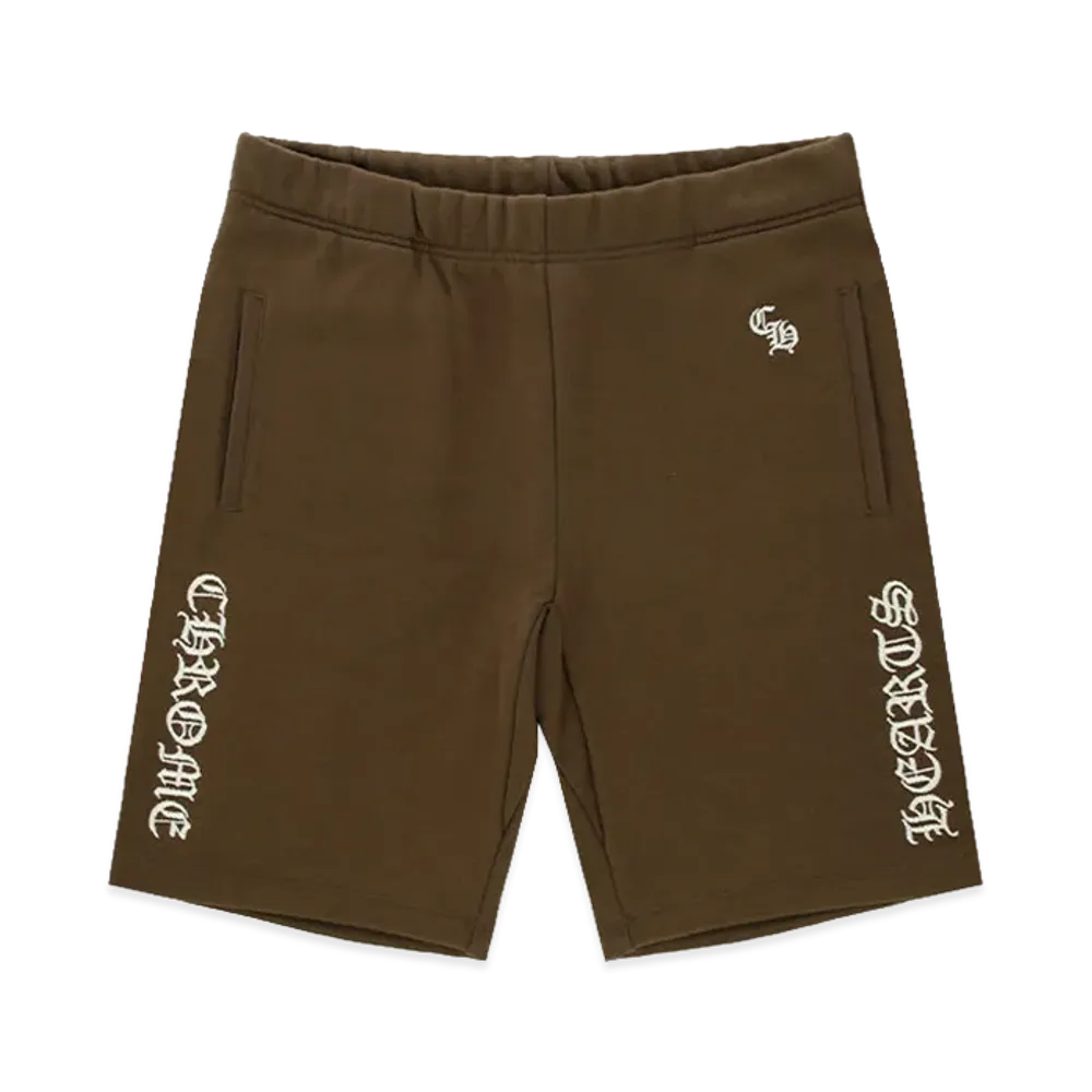 Chrome Hearts Y Not Slow Ride Sweatshorts "Brown"