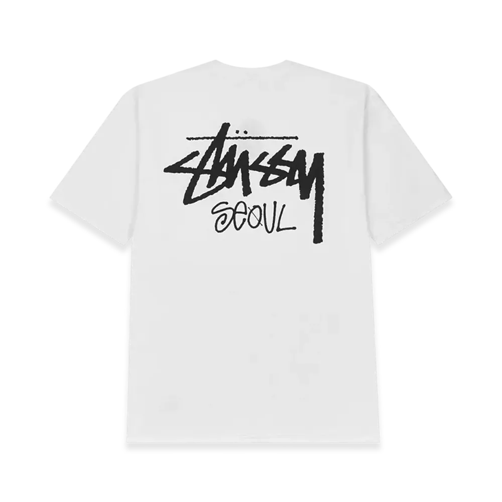 Stussy Stock Seoul Tee 2023 "White"