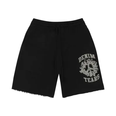 DENIM TEARS Denim University Sweat Shorts "Black"