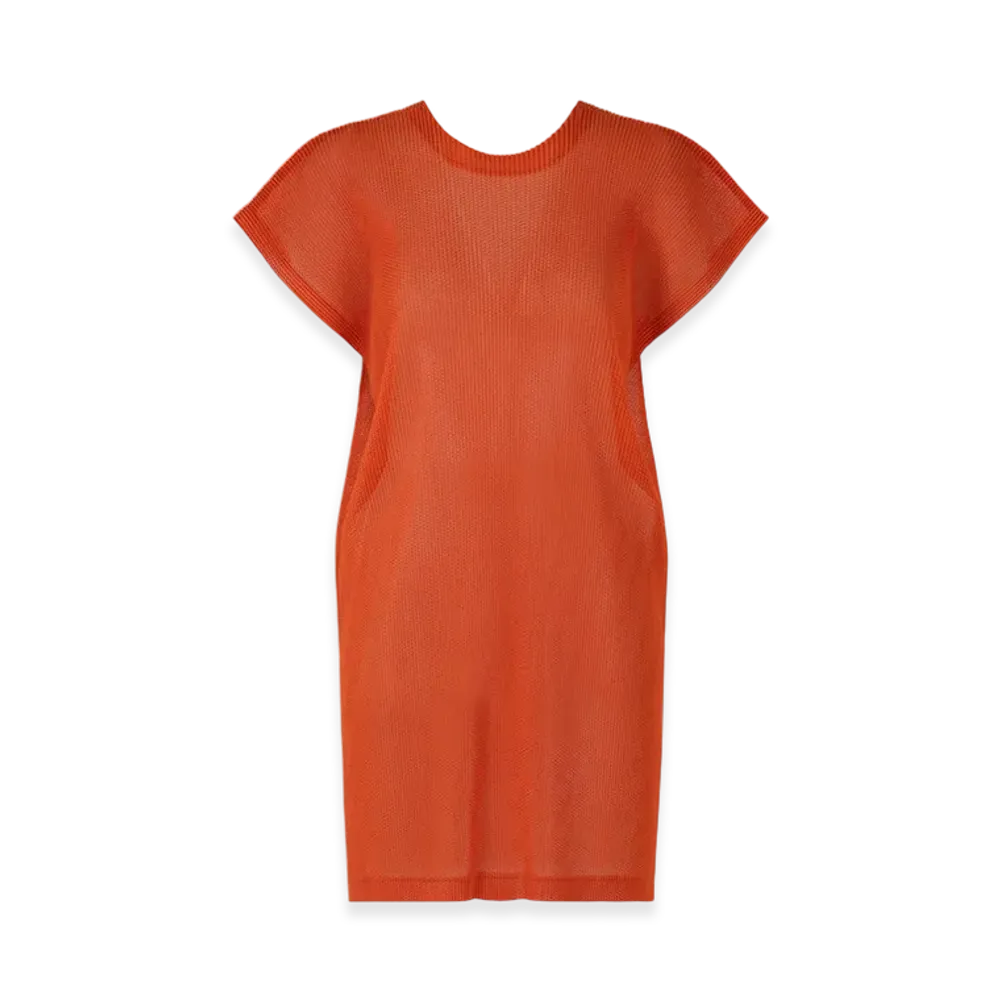 PLEATS PLEASE ISSEY MIYAKE Tatami July "Orange"