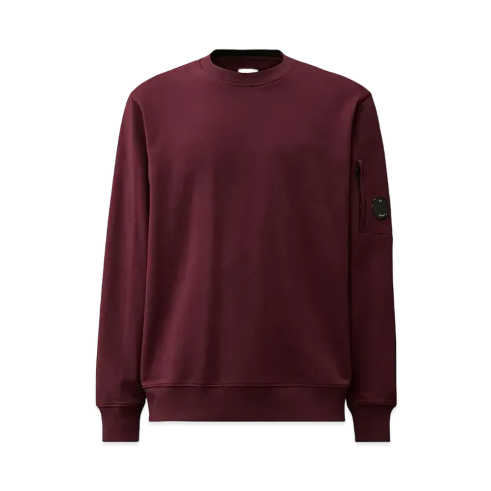 C.P Company Diagonal Raised Fleece Crew Neck Lens Sweatshirt "Potent Purple"