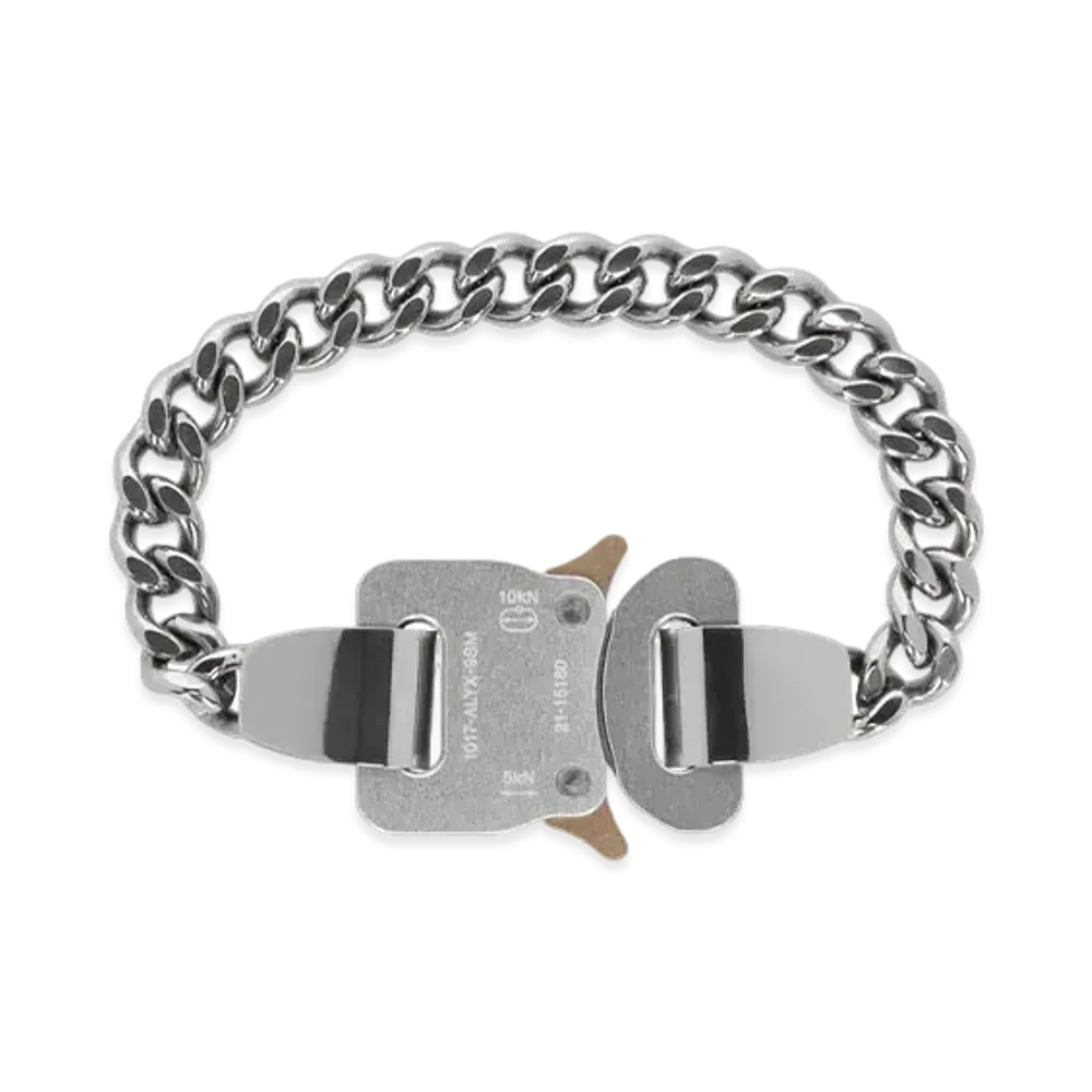 1017 ALYX 9SM Metal Buckle Bracelet "Silver"