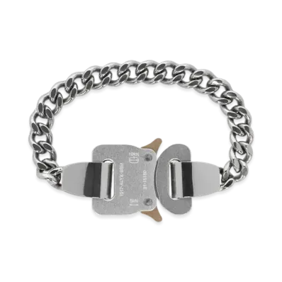 1017 ALYX 9SM Metal Buckle Bracelet "Silver"