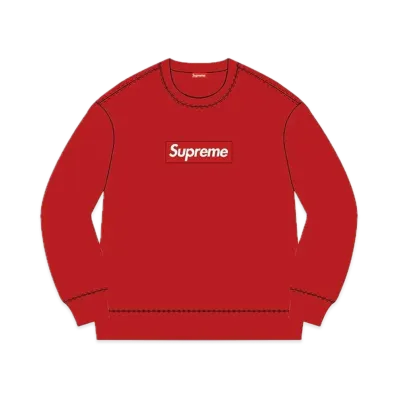 Supreme Box Logo Crewneck "Red" (15FW)