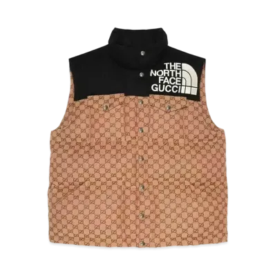 GUCCI × The North Face Padded Vest "Beige Ebony"