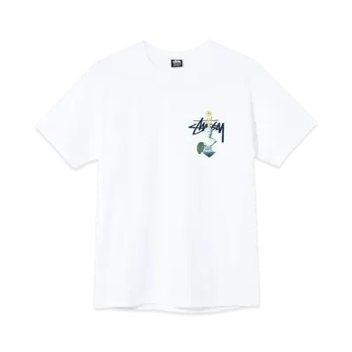 Stussy Psychedelic Tee "White"