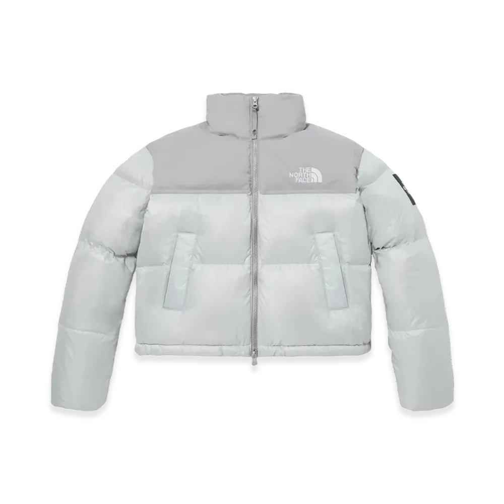 The North Face White Label Novelty Nuptse Down Jacket (W) "Ice Gray"