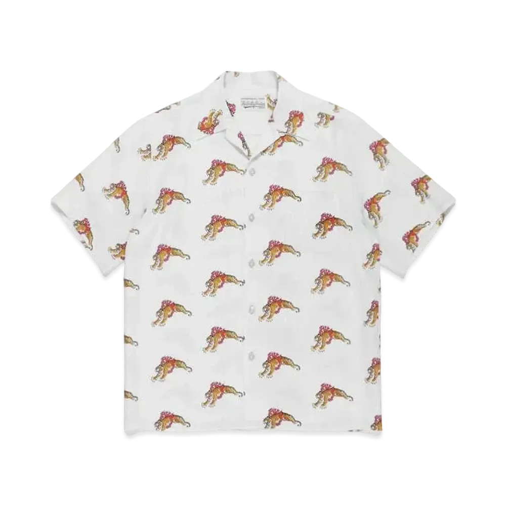 WACKO MARIA TIM LEHI / HAWAIIAN SHIRT "White"