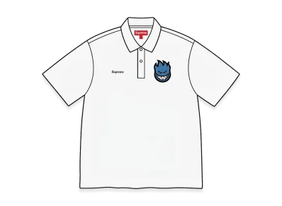 Supreme x Spitfire Polo "White"