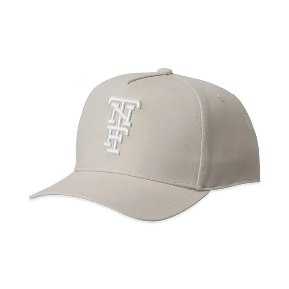 The North Face TNF Logo Trucker Cap "Fossil Ivory"