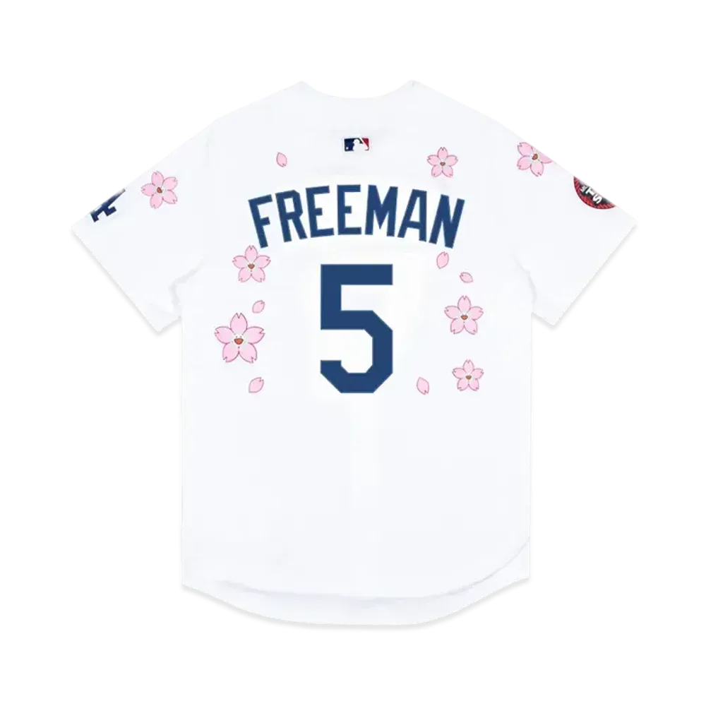 Takashi Murakami x MLB World Tour Tokyo Series 2025 Dodgers Freeman Jersey "White"