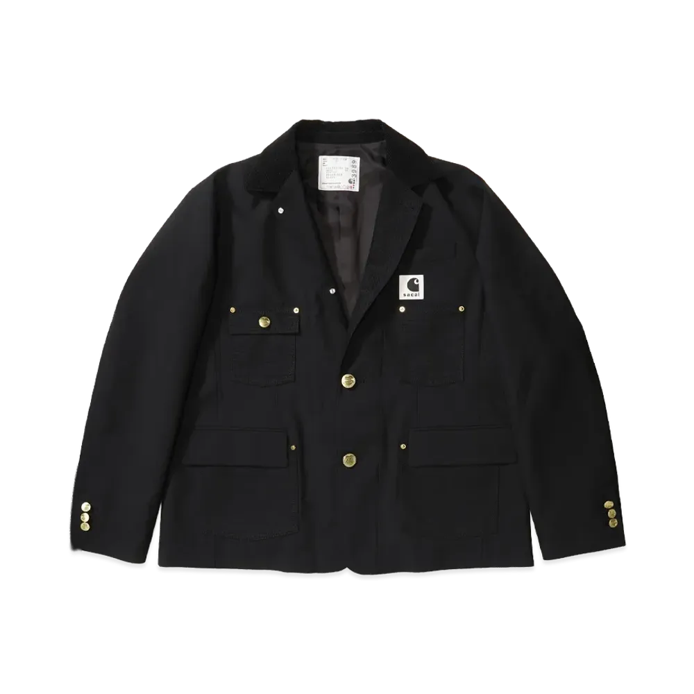 sacai x Carhartt WIP Suiting x Duck Jacket "Black"