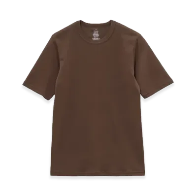 Graphpaper American Sea Island Cotton Inner Wear "Brown"