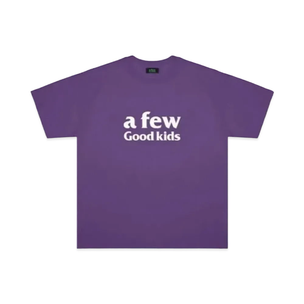 A FEW GOOD KIDS Colorful Logo Tee "Purple"