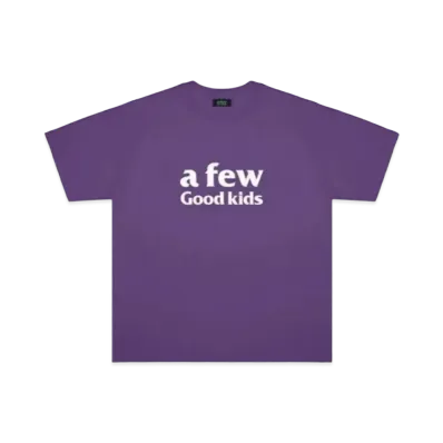A FEW GOOD KIDS Colorful Logo Tee "Purple"