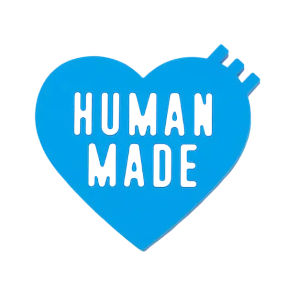 HUMAN MADE Heart Rubber Coaster "Blue"