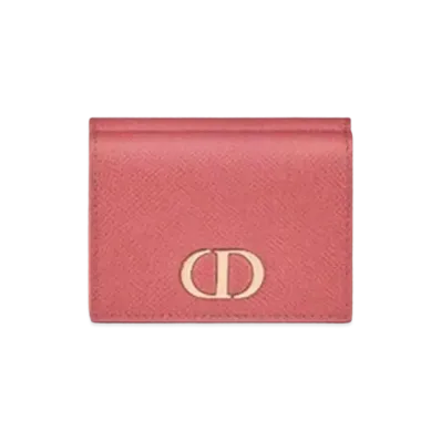 Dior 30 Montaigne Compact Wallet "Pink"