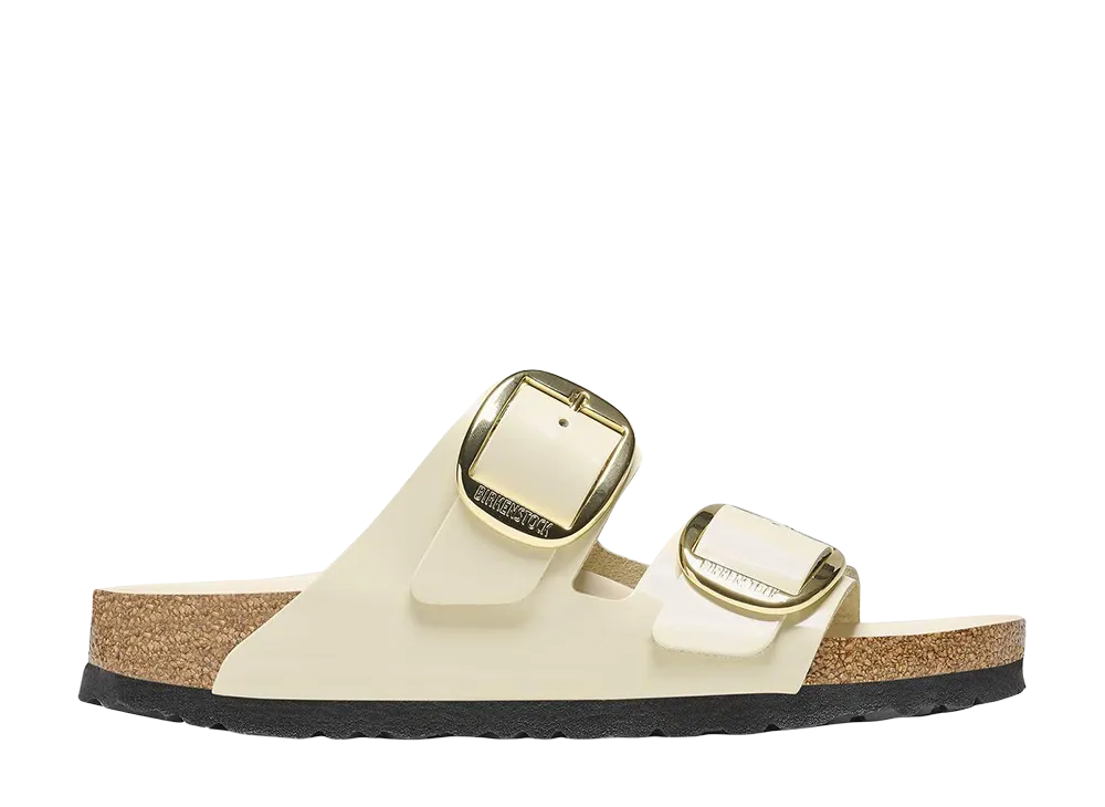 BIRKENSTOCK Women's Arizona Big Buckle "High-Shine Ecru"