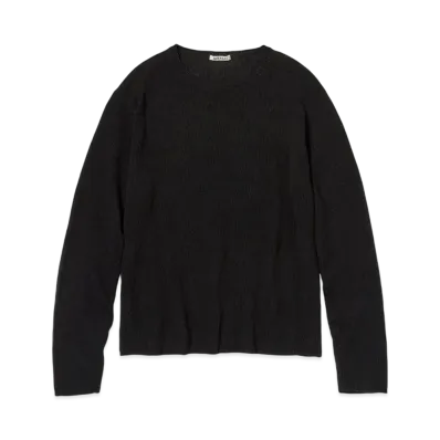 AURALEE Summer Cashmere Knit P/O "Black"