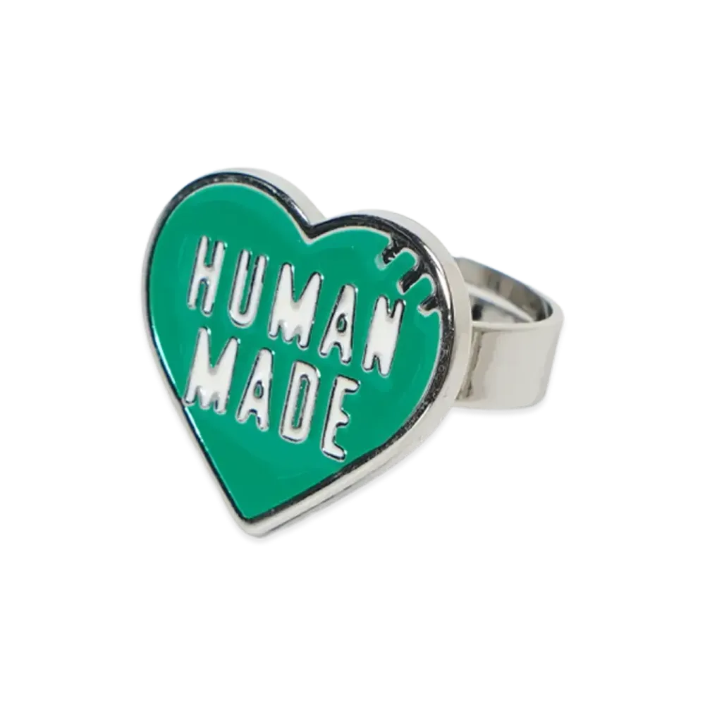 HUMAN MADE Heart Ring "Green" HM29GD155
