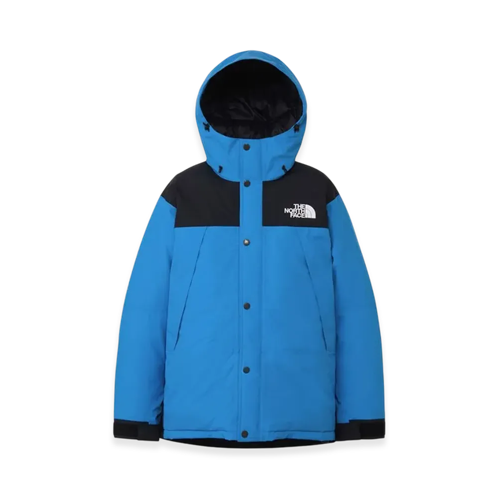 The North Face Mountain Down Jacket "Black/Clear Lake Blue"
