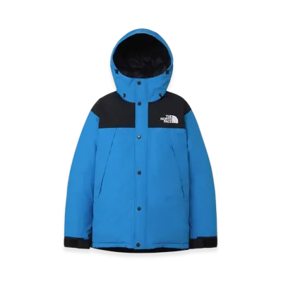 The North Face Mountain Down Jacket "Black/Clear Lake Blue"