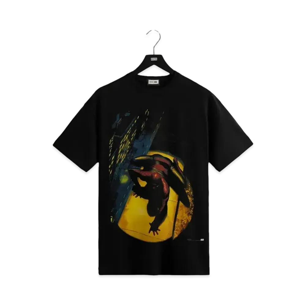 Marvel x Kith Spider-Man Spotlight Tee "Black"