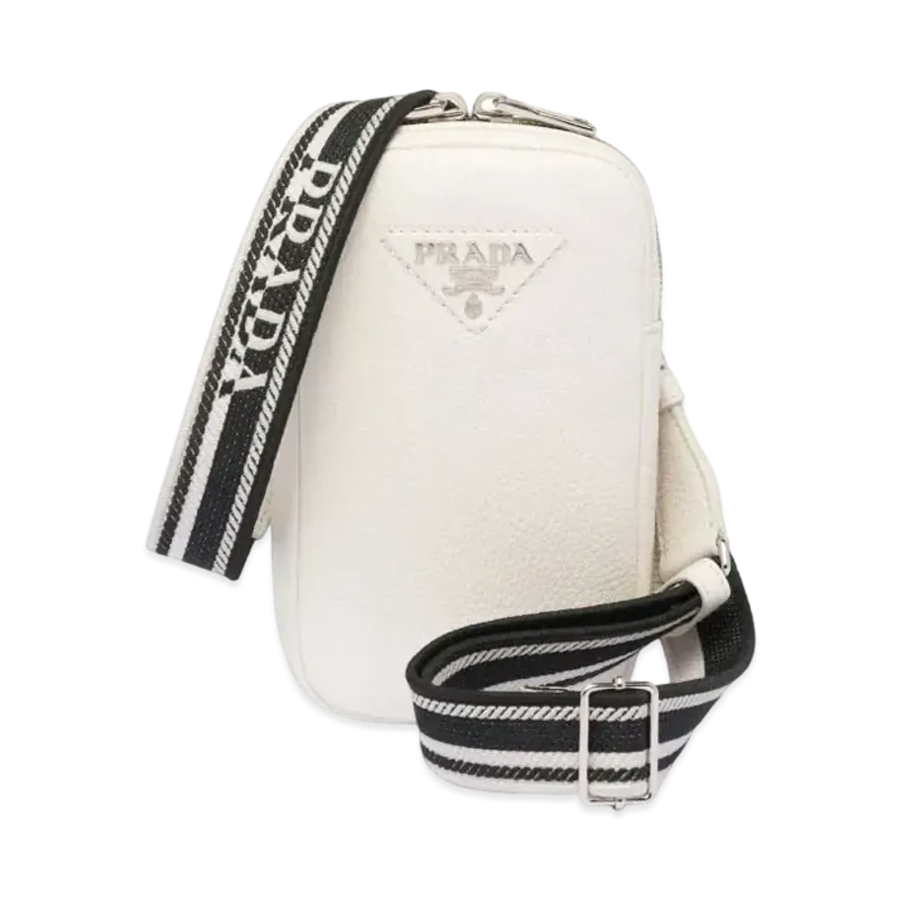 PRADA Leather Mini Bag "White"