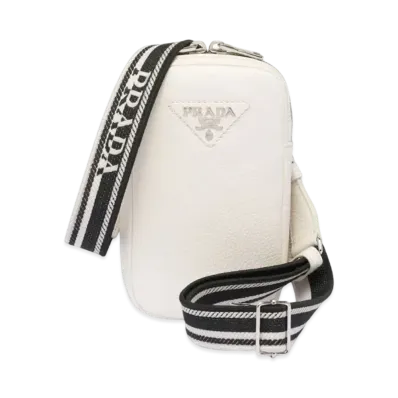 PRADA Leather Mini Bag "White"