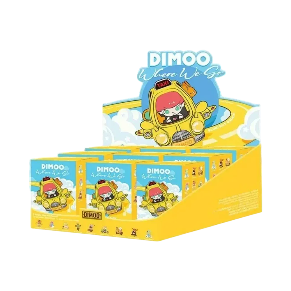 POP MART DIMOO Where We Go Series Pin Badge [Assortment Box]