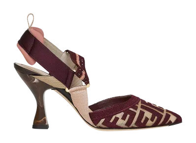 FENDI Women's Colibri With Heel "Burgundy"