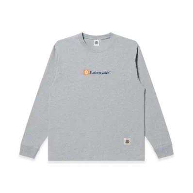 BlackEyePatch Dollar Blogger L/S Tee "Heather Gray"