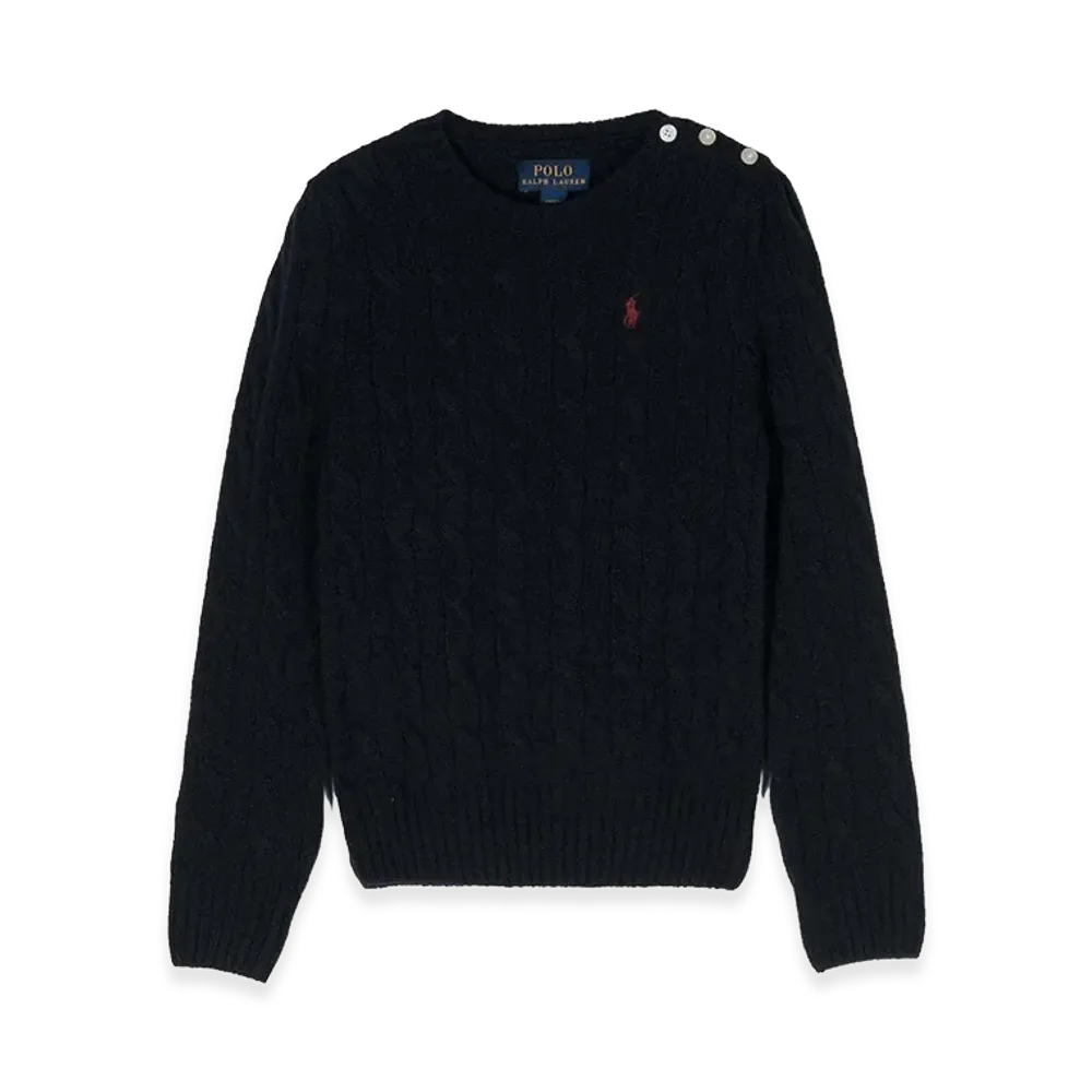Polo Ralph Lauren Kids Cable Cn Sweater Pullover "Blue"