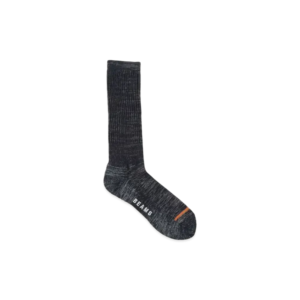 BEAMS Woolly Pile Socks "Navy"