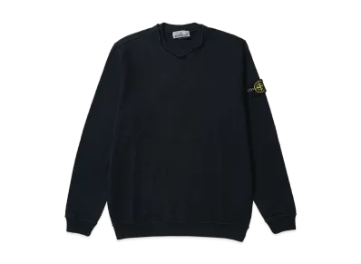 Stone Island Sweatshirt In Malfile Cotton "Blue"