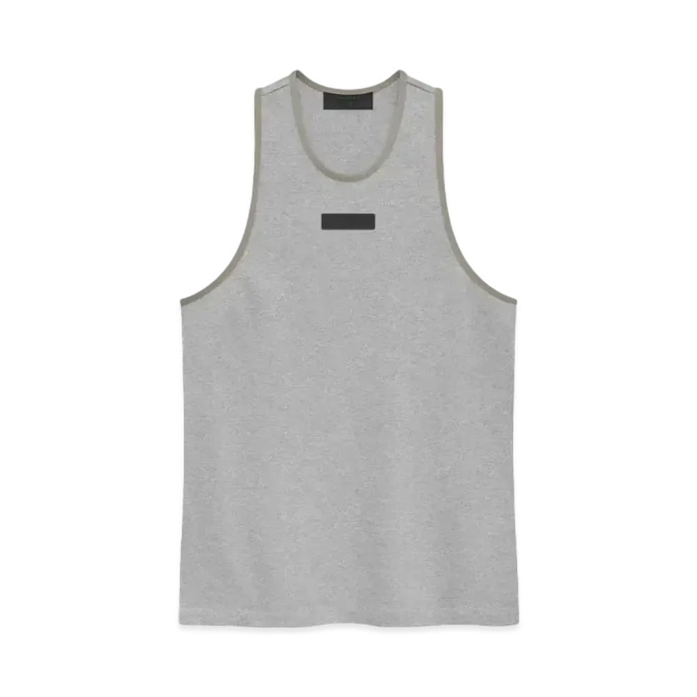 FEAR OF GOD ESSENTIALS Heavy Jersey Tank Top "Light Heather Grey"