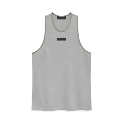 FEAR OF GOD ESSENTIALS Heavy Jersey Tank Top "Light Heather Grey"