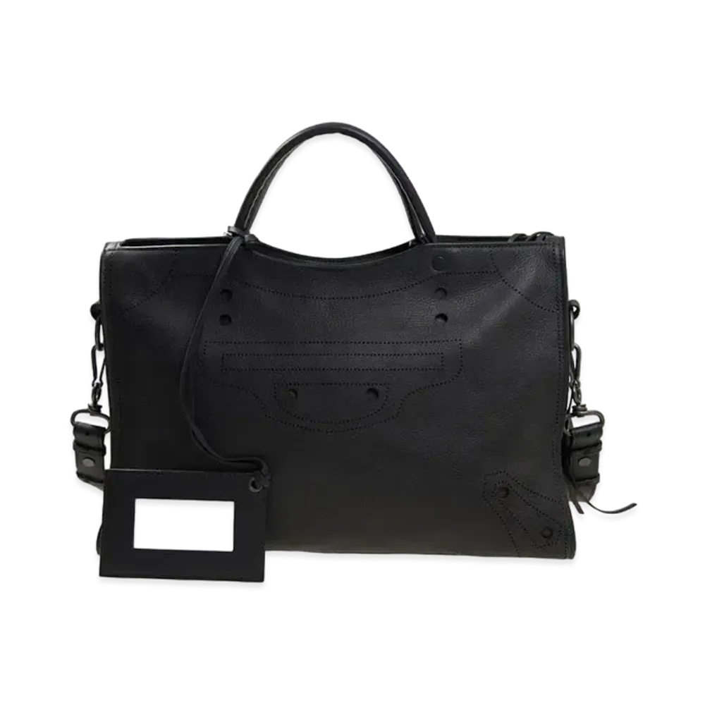 BALENCIAGA Handbag Calfskin "Black"