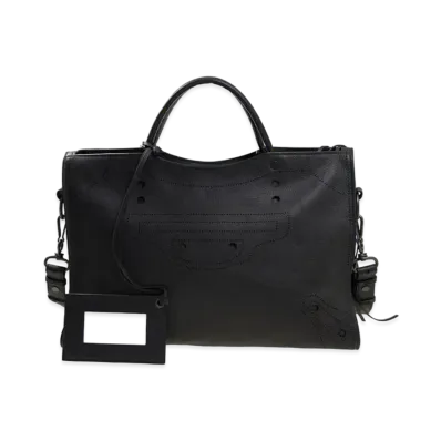 BALENCIAGA Handbag Calfskin "Black"
