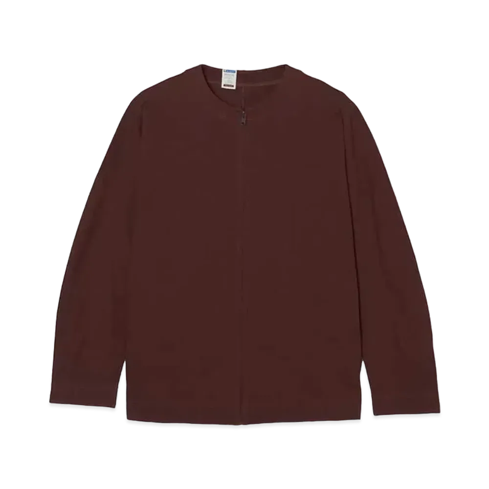 Champion x N.HOOLYWOOD Long Sleeve Zip Cardigan "Brown"