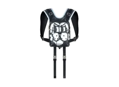 GIVENCHY Venture Backpack In Leather With Tag Effect Prints "Black White"