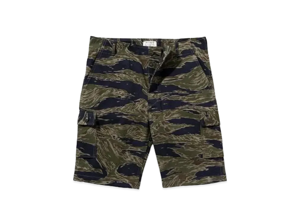 THE REAL McCOY'S TIGER CAMOUFLAGE SHORTS / TADPOLE "Green"