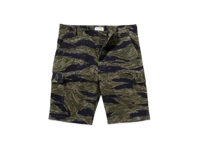 THE REAL McCOY'S TIGER CAMOUFLAGE SHORTS / TADPOLE "Green"