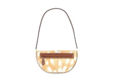 BURBERRY Small Diapprint Curf Hair Olympia Bag "Beige"